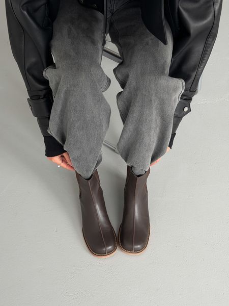Черевики з анатомічним носиком ТМ Olli Shoes коричневі шкіряні 11403-147964 фото
