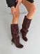 Чоботи barefoot вільного взування замшеві бордові 11243-144747 фото 7